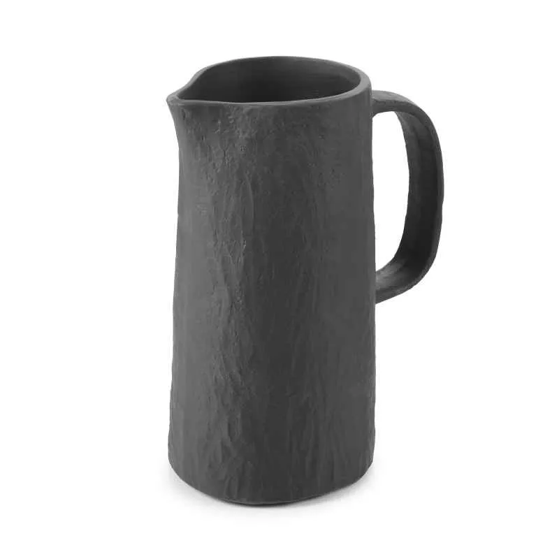YLI WASSERKRUG/ PITCHER/ VASE 80 CL Matt schiefer style