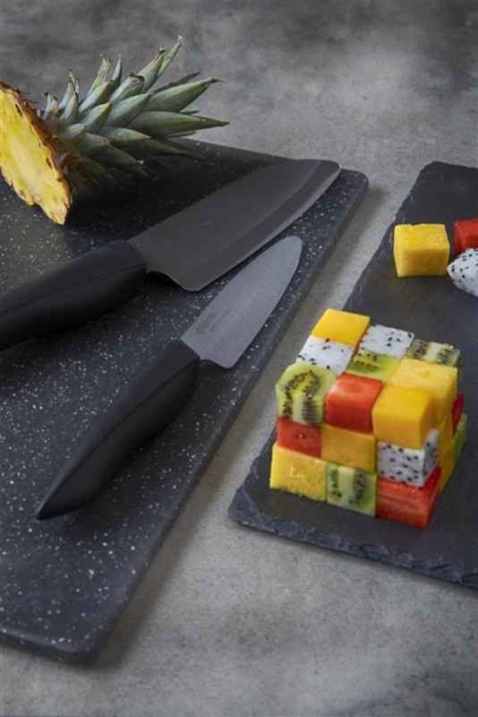 KYOCERA SHIN Keramik-Messer-Geschenkset, Santokumesser & Gemüsemesser