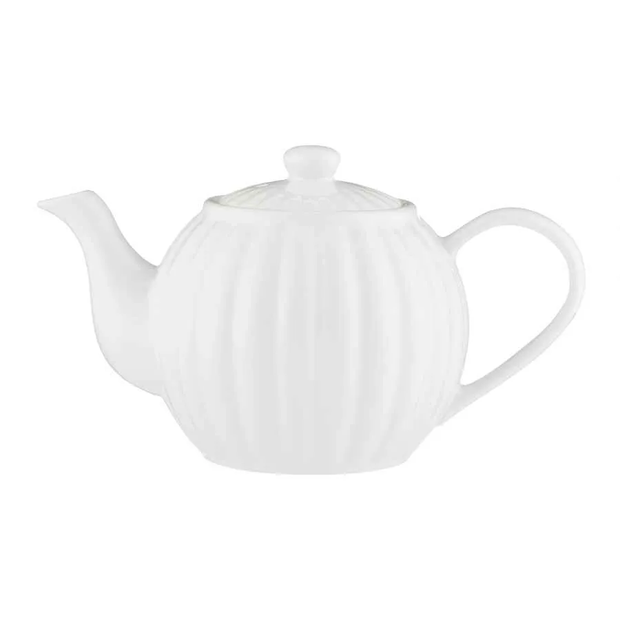 Teekanne Luxe, weiß 1100 ml für 6 Tassen Price & Kensington