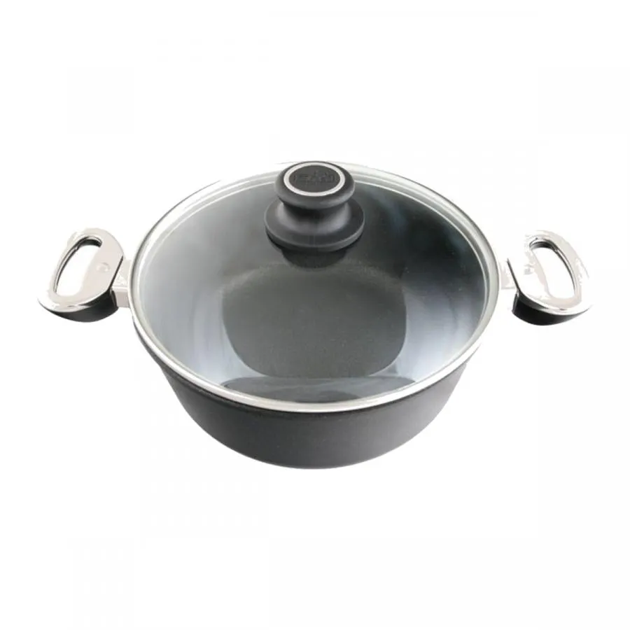 Bratentopf mit Deckel 28 cm BAF GIGANT Newline für alle Herdarten