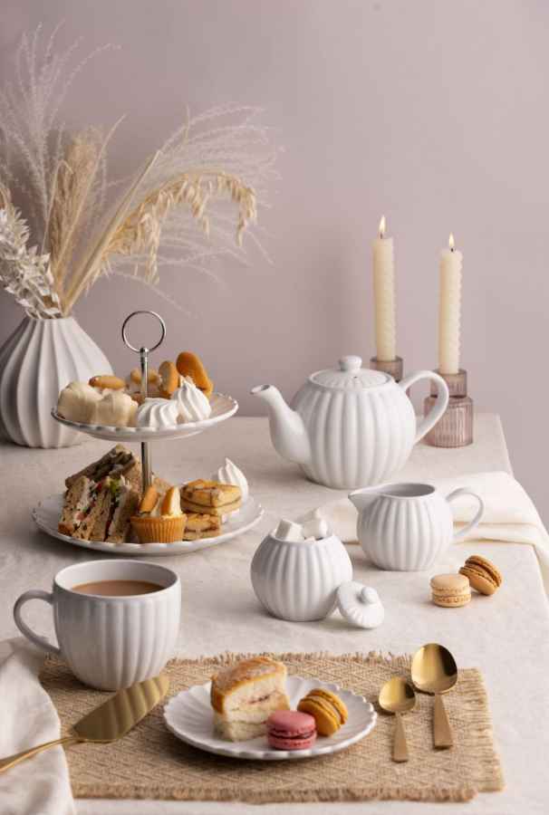 MILCH UND ZUCKER SET LUXE, WEISS