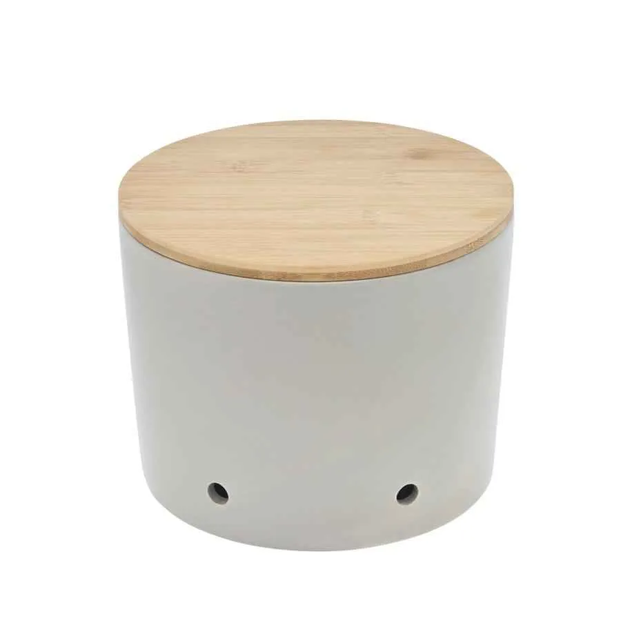 Zwiebeltopf 20cm CERA-DESIGN Silver Zwiebeltopf 20cm CERA-DESIGN Silver