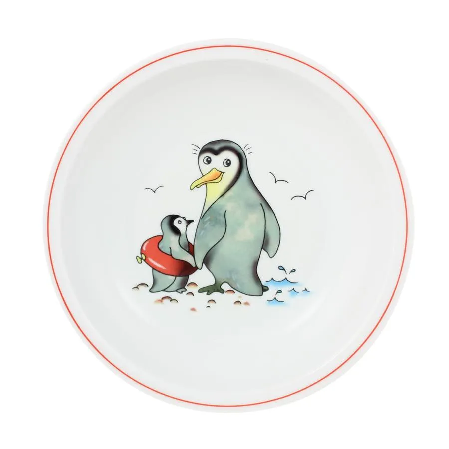 Kinder Teller tief 20 cm Pinguin Kinder Teller tief 20 cm Pinguin