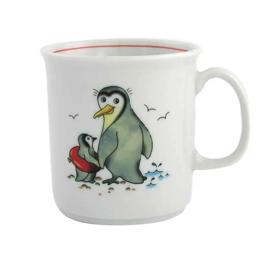 Becher mit Henkel 0,21 l Pinguin Becher mit Henkel 0,21 l Pinguin