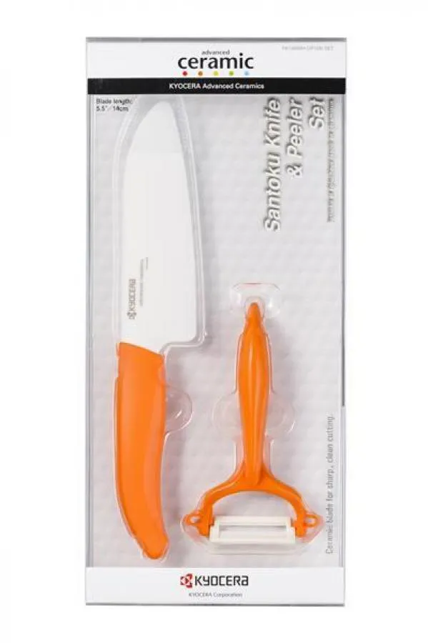 Geschenkset Kyocera Gen Colour Serie Keramikmesser-Set 4 Farben 2 tlg Geschenkset Kyocera Gen Colour Serie Keramikmesser-Set 4 Farben 2 tlg