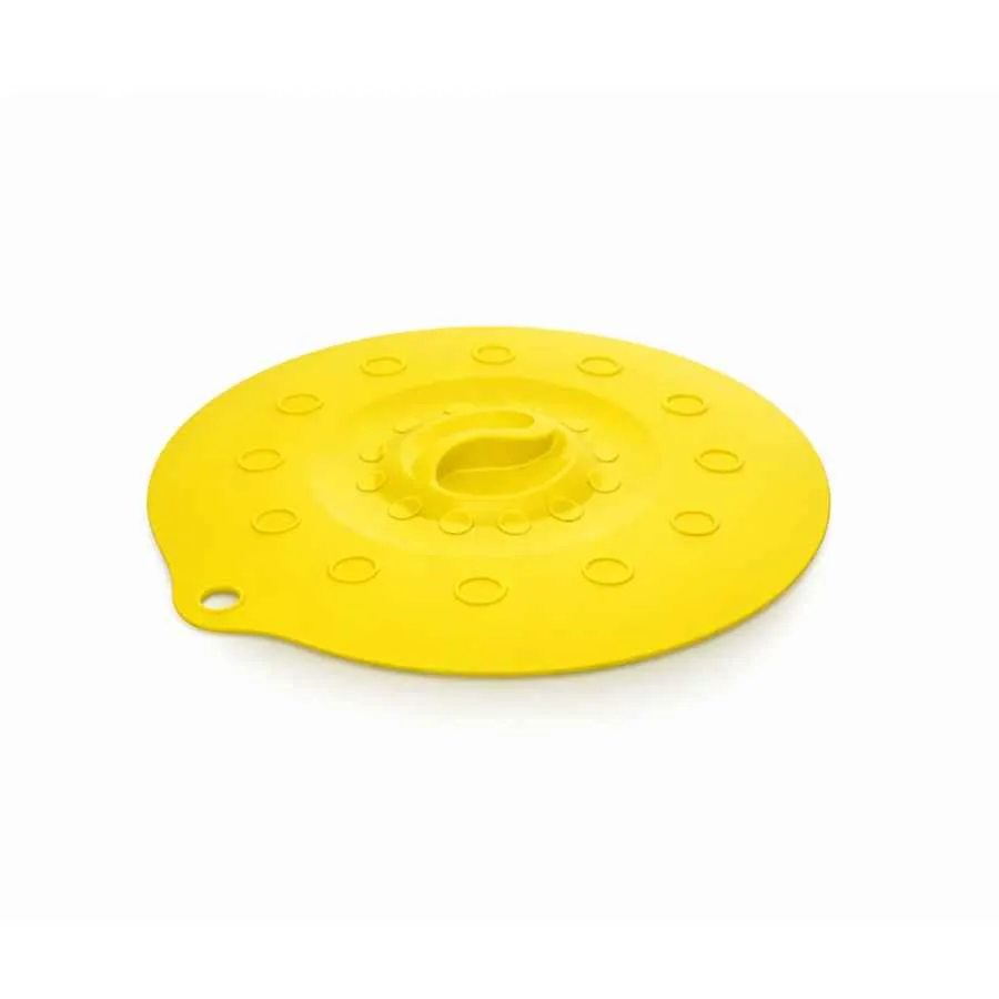 Silikondeckel 18cm „FUNNY KITCHEN“ gelb
