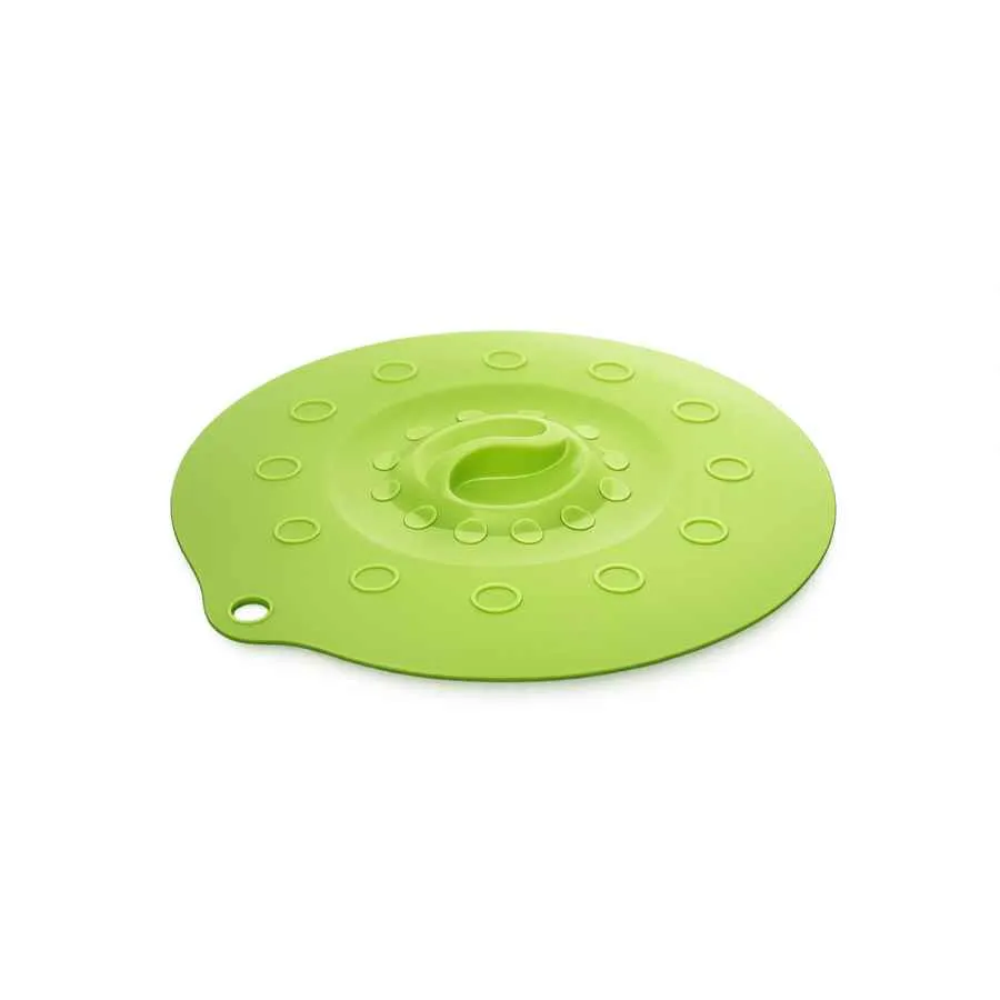 Silikondeckel 18cm „FUNNY KITCHEN“ grün