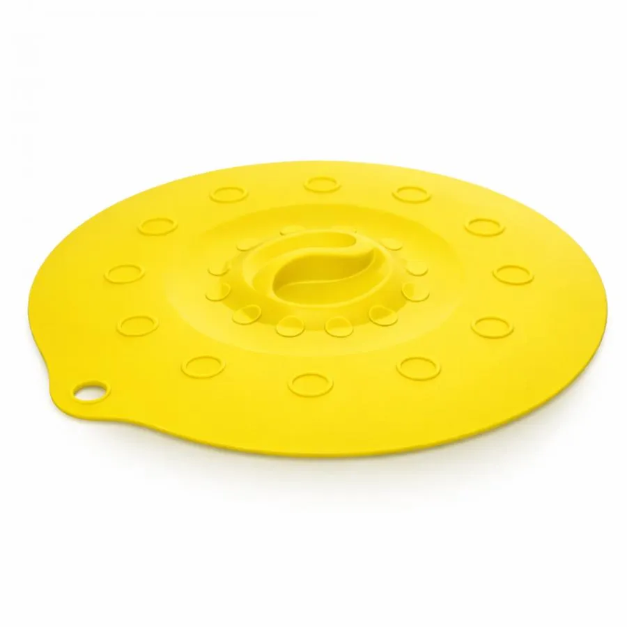 Silikondeckel 29cm „FUNNY KITCHEN“ gelb