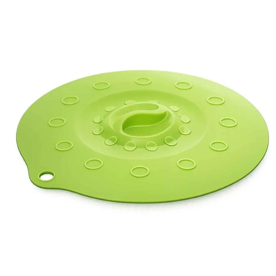 Silikondeckel 29cm „FUNNY KITCHEN“ grün
