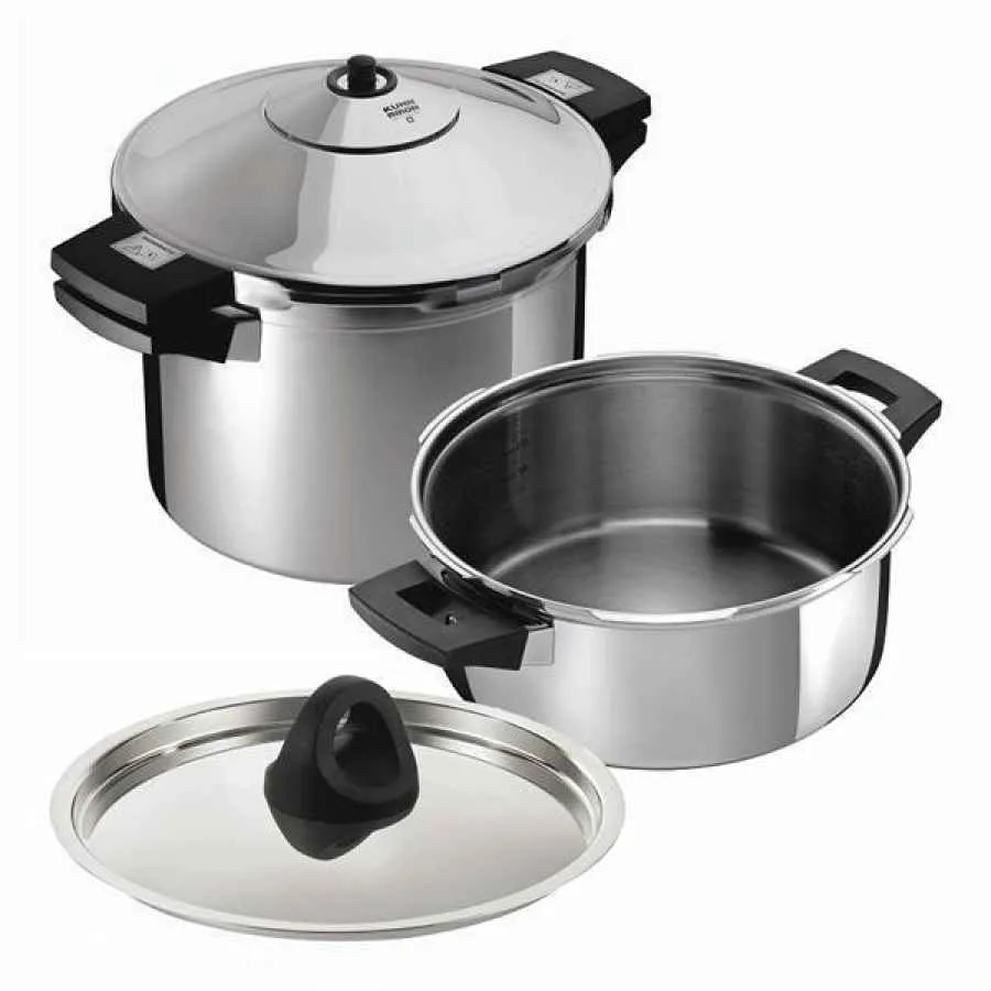 Set Schnellkochtöpfe DUROMATIC® Inox Seitengriffmodelle 2.5L & 6L/24cm Set Schnellkochtöpfe DUROMATIC® Inox Seitengriffmodelle 2.5L & 6L/24cm