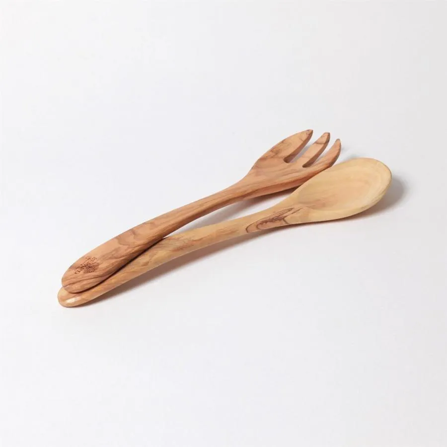 Provencal - Salat-Besteck Olivenholz 25 cm Provencal - Salat-Besteck Olivenholz 25 cm