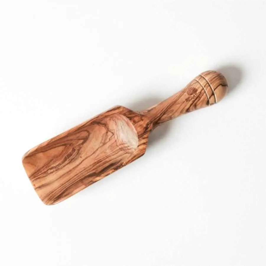 Salzschaufel groß, Olivenholz18 cm Salzschaufel groß, Olivenholz18 cm