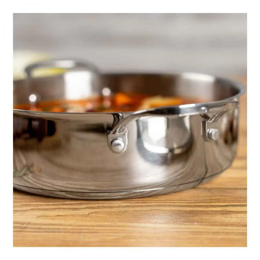 ALLROUND Servierpfanne unbeschichtet 3.0 L · Ø 24 cm