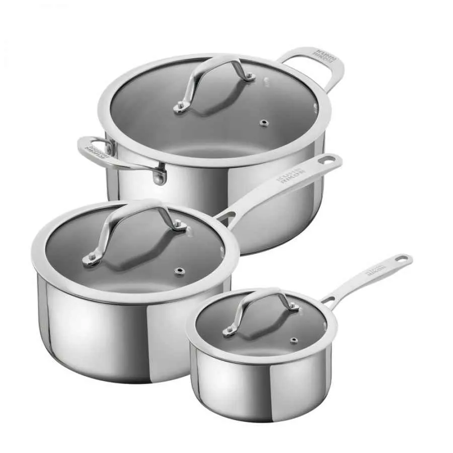 ALLROUND Set · Stielkasserollen 1.5 + 3.1 L + Kochtopf 5.4 L ALLROUND Set · Stielkasserollen 1.5 + 3.1 L + Kochtopf 5.4 L