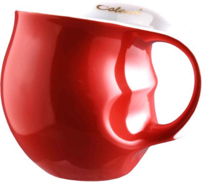 Luigi Colani Porzellan Kaffeebecher rot
