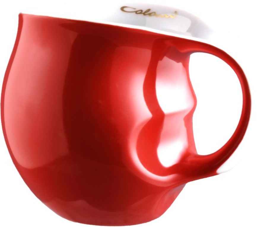 Luigi Colani Porzellan Kaffeebecher rot