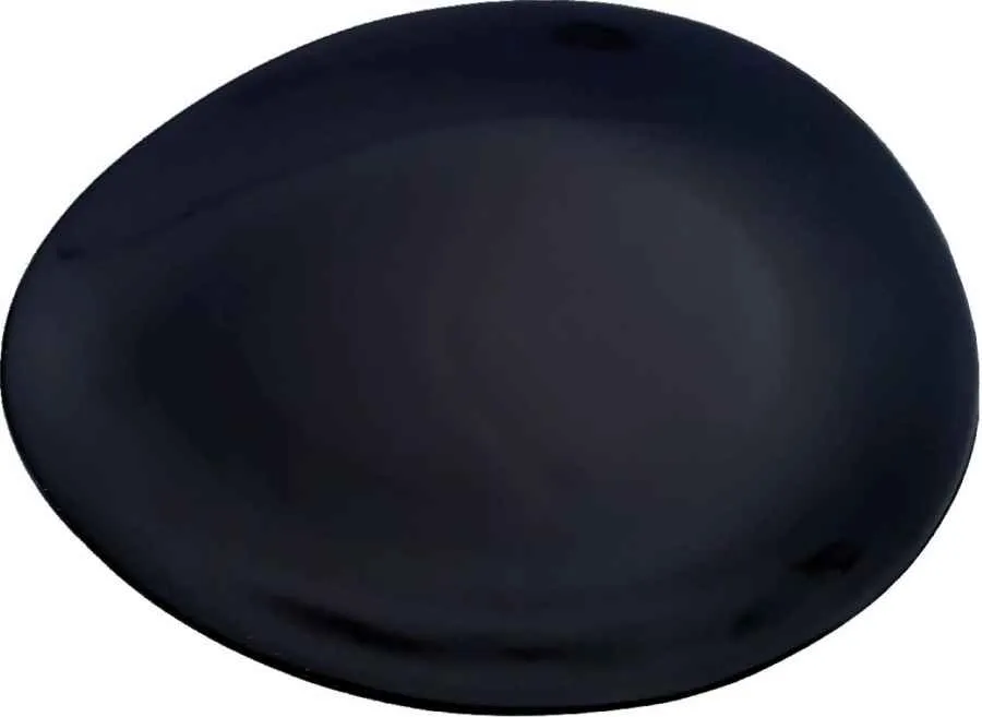 Luigi Colani Porzellan Teller Set 2 tlg. schwarz