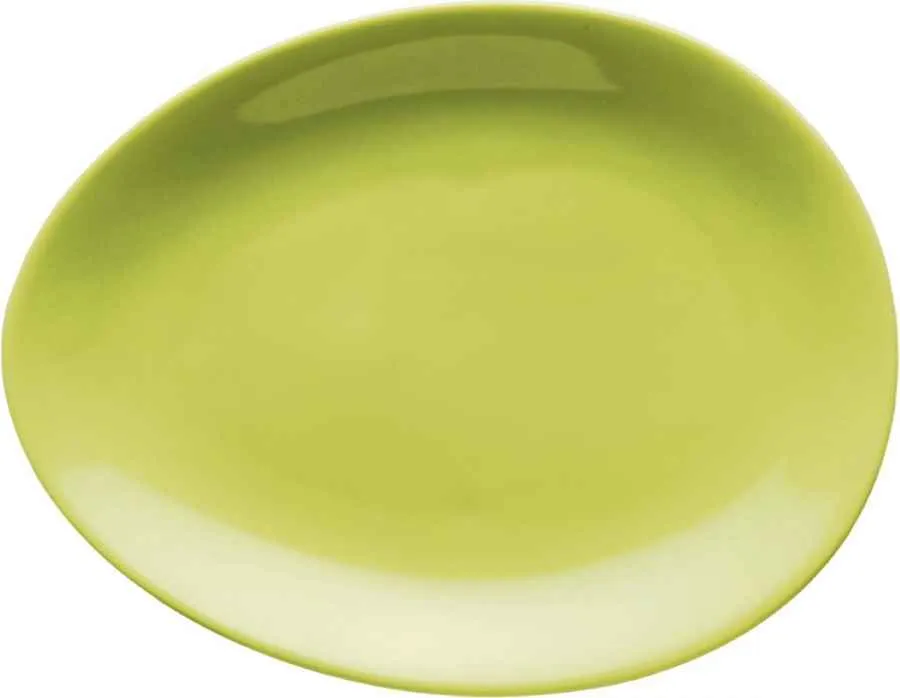 Luigi Colani Porzellan Teller Set 2 tlg. green