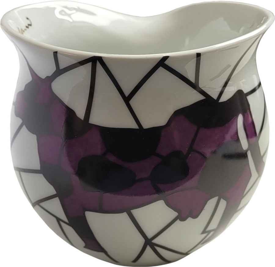 Luigi Colani Porzellan Kaffeebecher XXL Cow violet