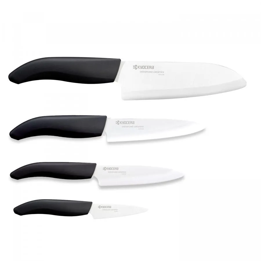 Bamboo Messer Block mit 4 GEN Black Messern