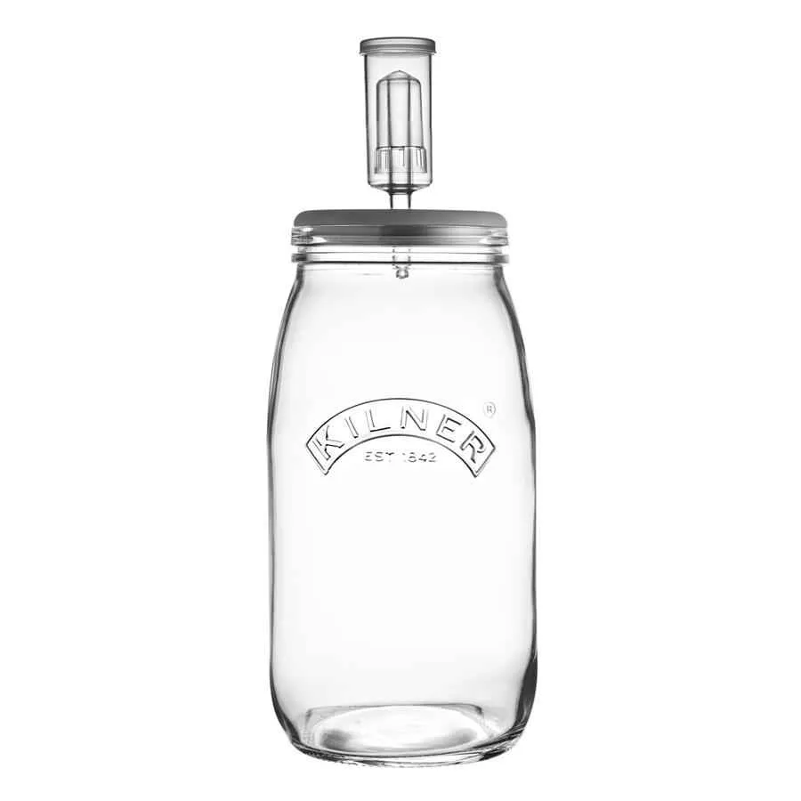 Fermentier Set, 3 Liter Einmachglas mit Gärverschluss Fermentier Set, 3 Liter Einmachglas mit Gärverschluss