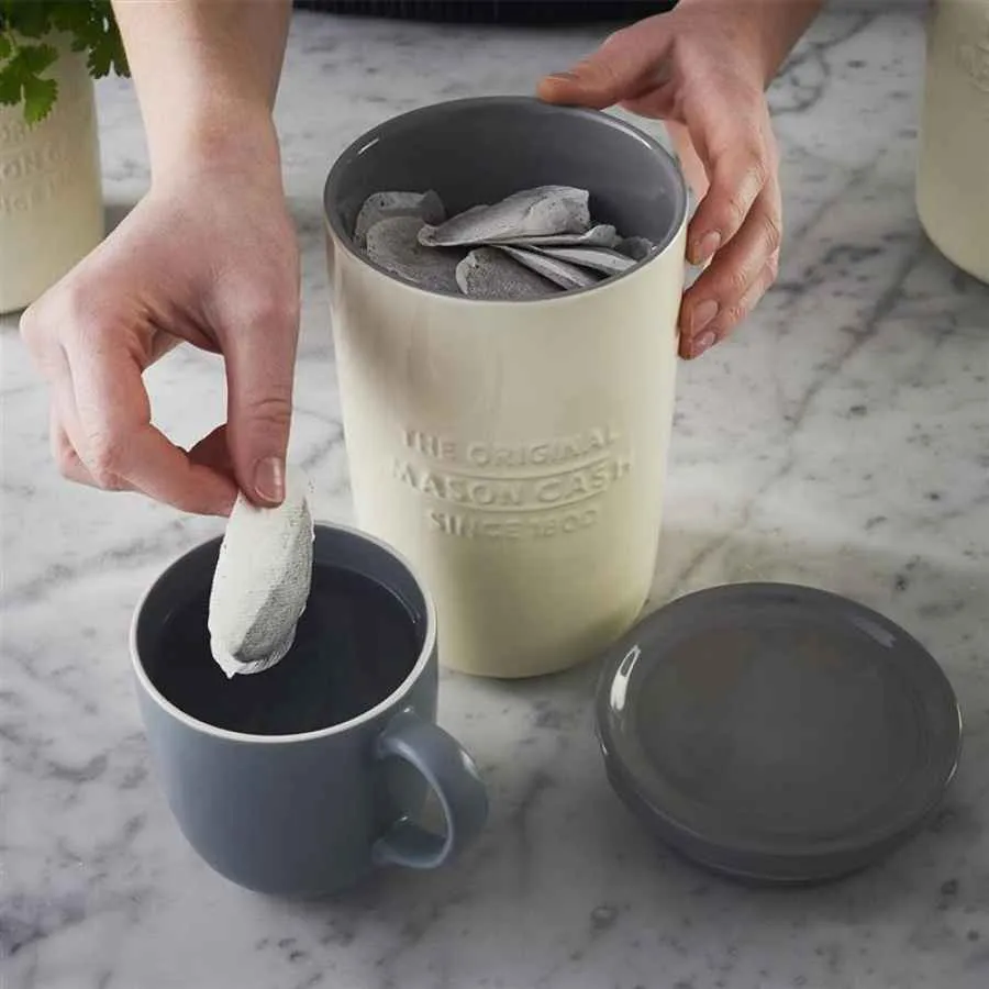 Vorratsbehälter aus Steingut, 1,1 l Vorratsbehälter aus Steingut, 1,1 l