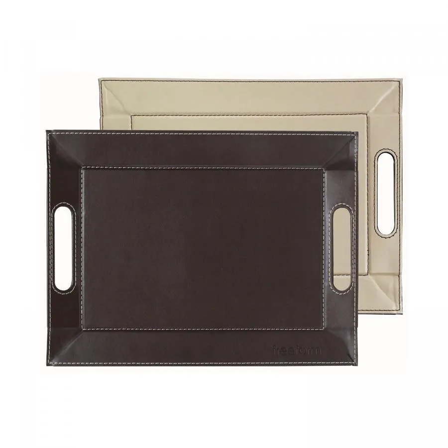 FREEFORM Wendetablett Schokobraun / Cremefarben - 45 x 35cm