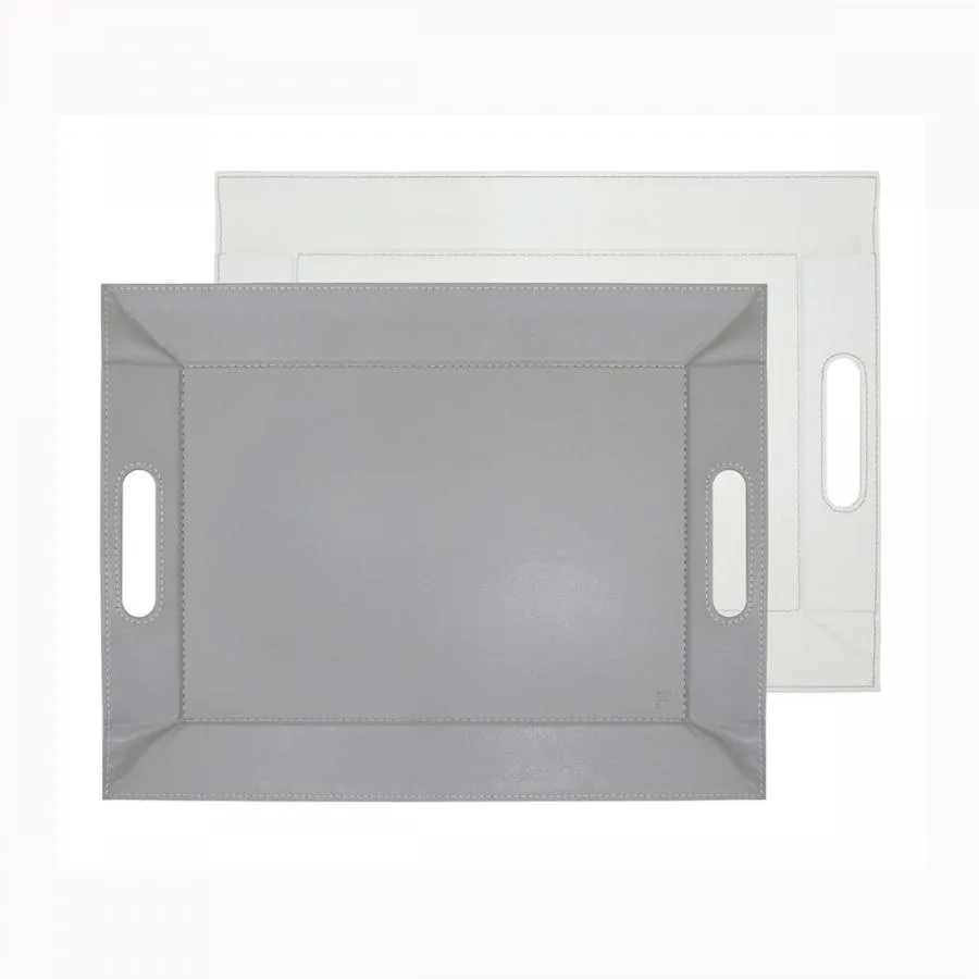DUO - Wendetablett, Grau/Weiß, klein DUO - Wendetablett, Grau/Weiß, klein