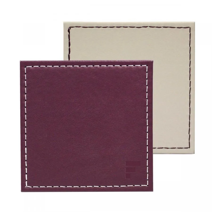 DUO - Untersetzer Pflaume/Stein, 4er Set DUO - Untersetzer Pflaume/Stein, 4er Set