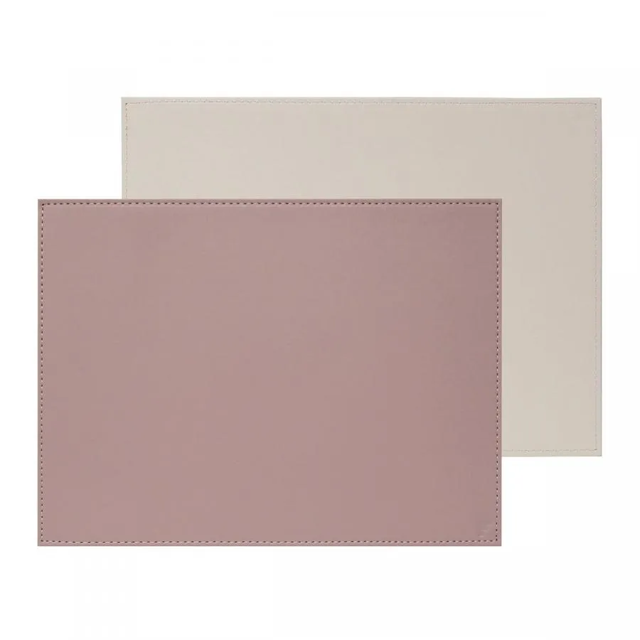 Platzset 40 x 30 cm Altrosa/Stein