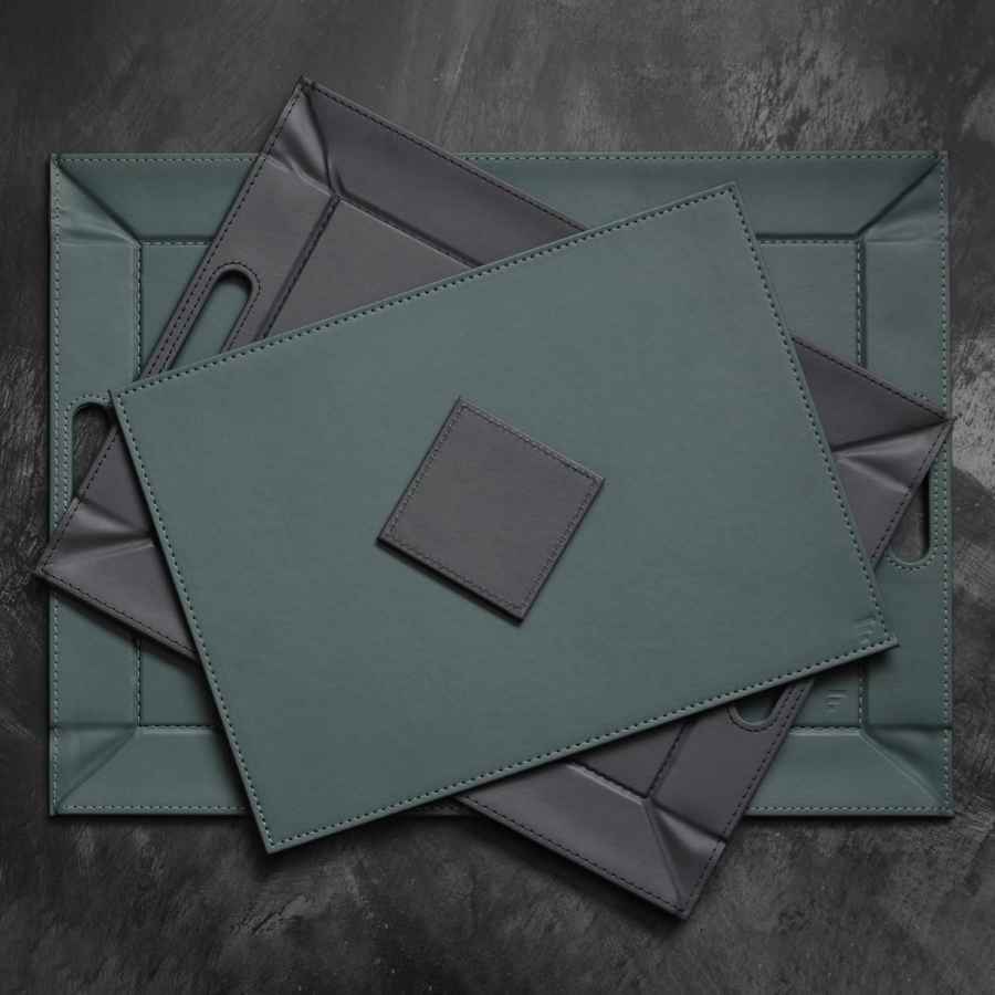 DUO - Wendetablett, Petrol/Anthrazit, klein DUO - Wendetablett, Petrol/Anthrazit, klein