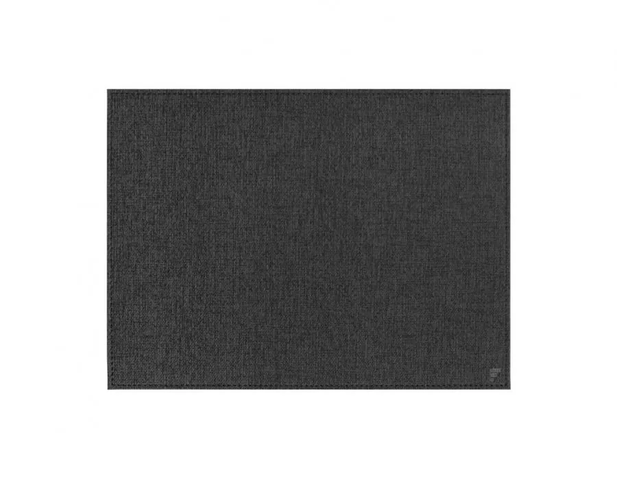 Platzset Textilstruktur 40 x 30 cm schwarz