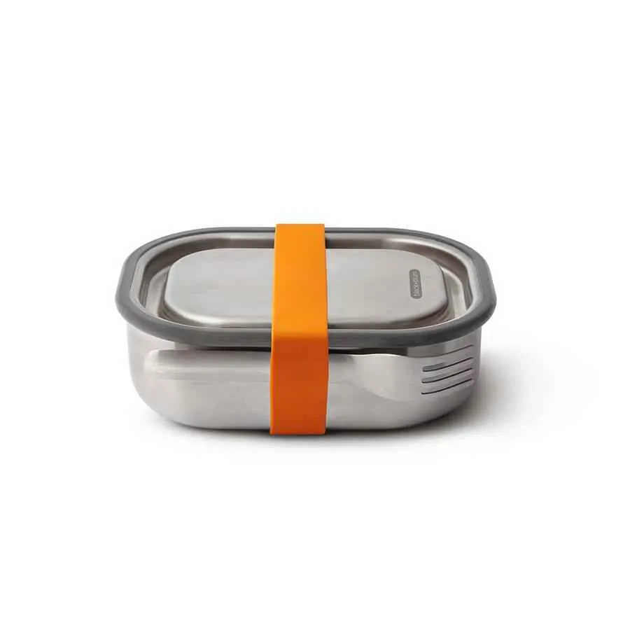 Lunch Box 600 ml Edelstahl Orangel