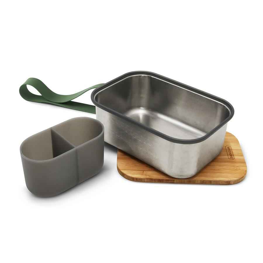 Sandwich Box 1250 ml Edelstahl Olive Sandwich Box 1250 ml Edelstahl Olive