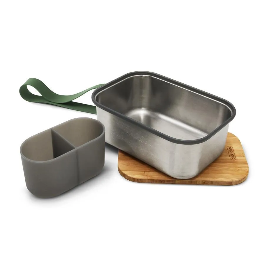 Sandwich Box 1250 ml Edelstahl Olive Sandwich Box 1250 ml Edelstahl Olive