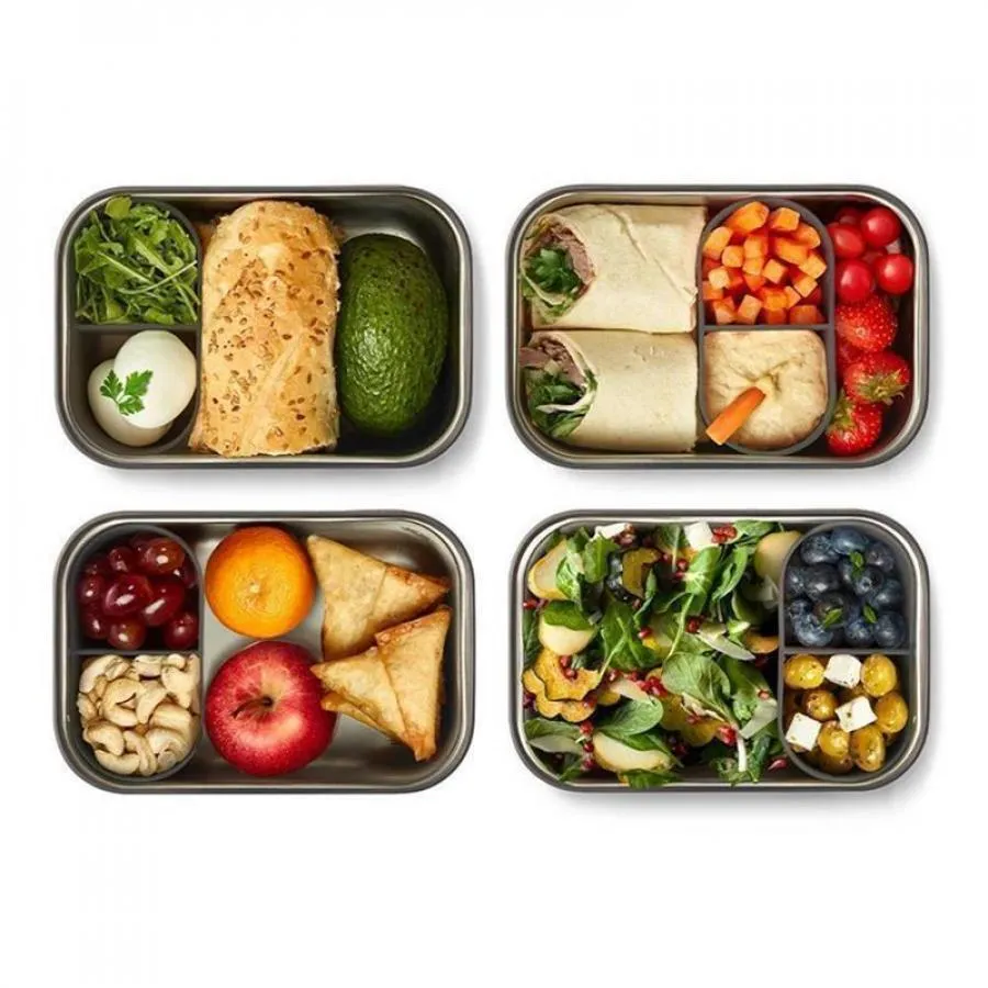 Sandwich Box 1250 ml Edelstahl Ozean Sandwich Box 1250 ml Edelstahl Ozean