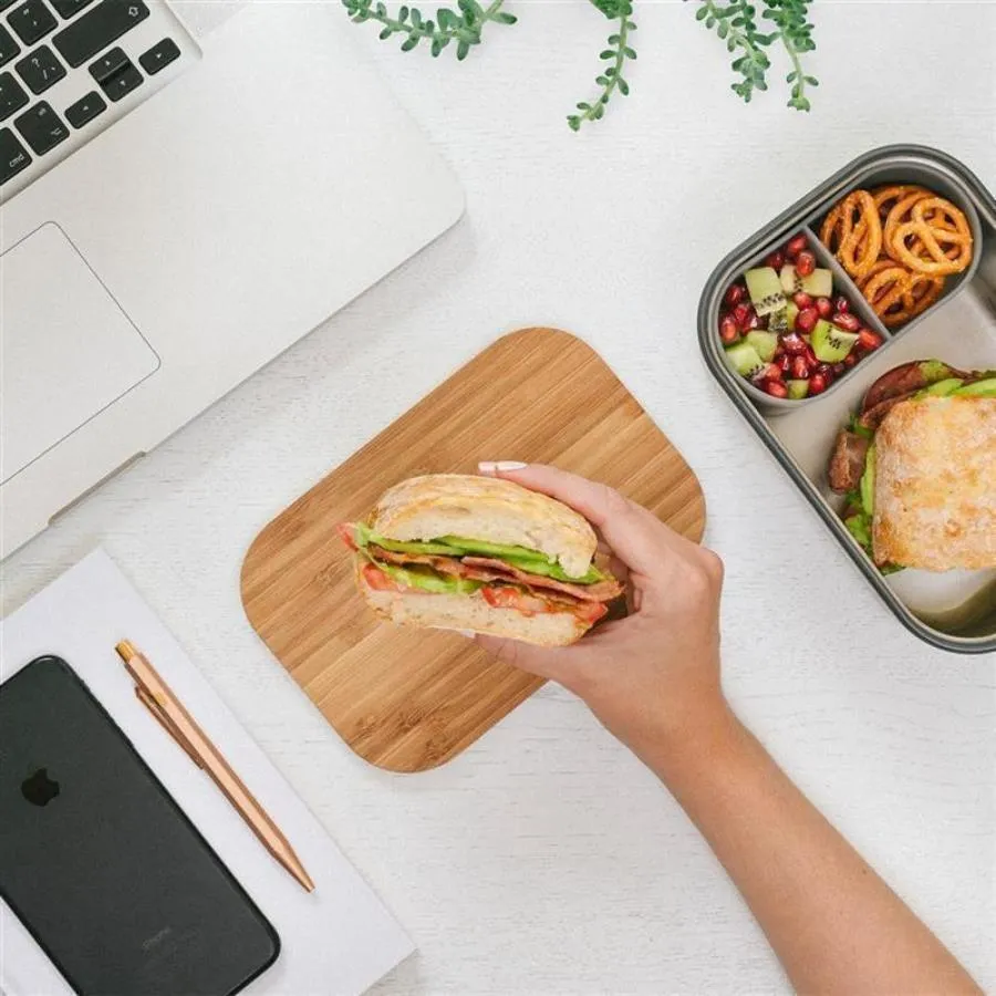 Sandwich Box 1250 ml Edelstahl Ozean