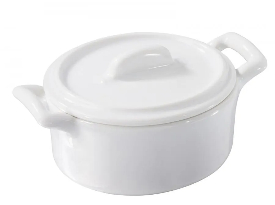 KASSEROLLE MIT DECKEL 8 cl Weiss KASSEROLLE MIT DECKEL 8 cl Weiss
