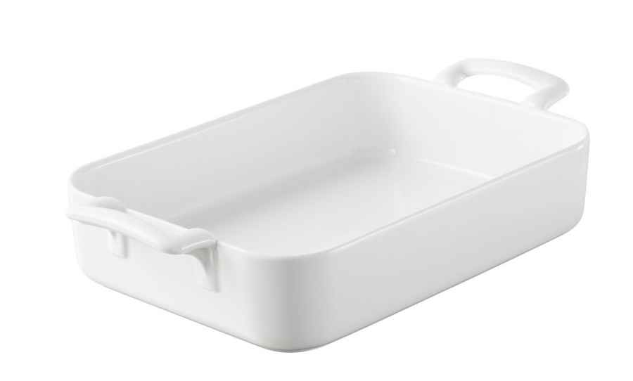AUFLAUFFORM 170 cl RECHTECKIG Weiss