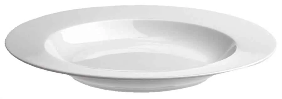 ALASKA TELLER, TIEF 23 CM Weiss ALASKA TELLER, TIEF 23 CM Weiss