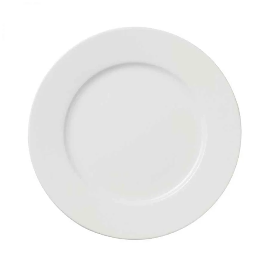 ALASKA TELLER,FLACH 26 CM Weiss
