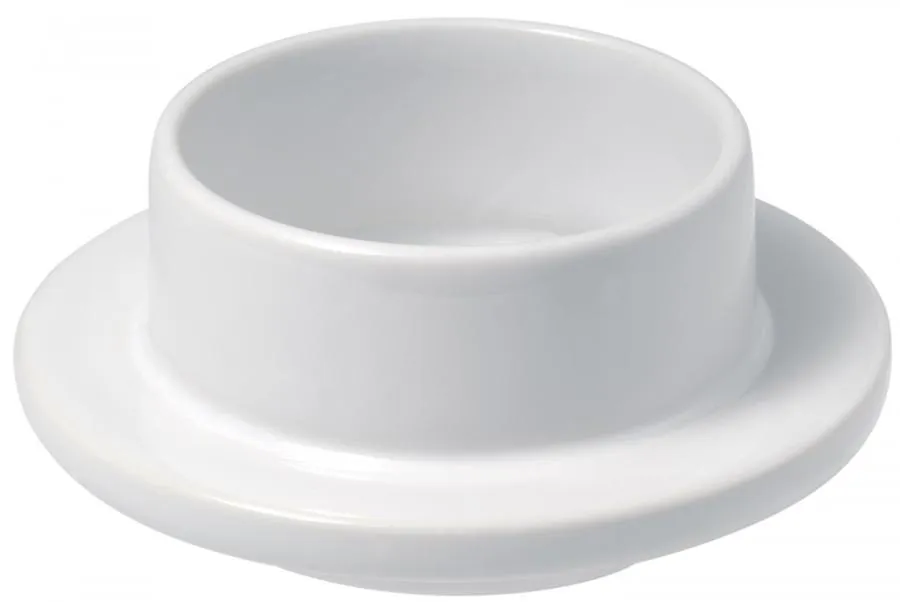 BUTTERDOSE OHNE DECKEL 9 cm Weiss