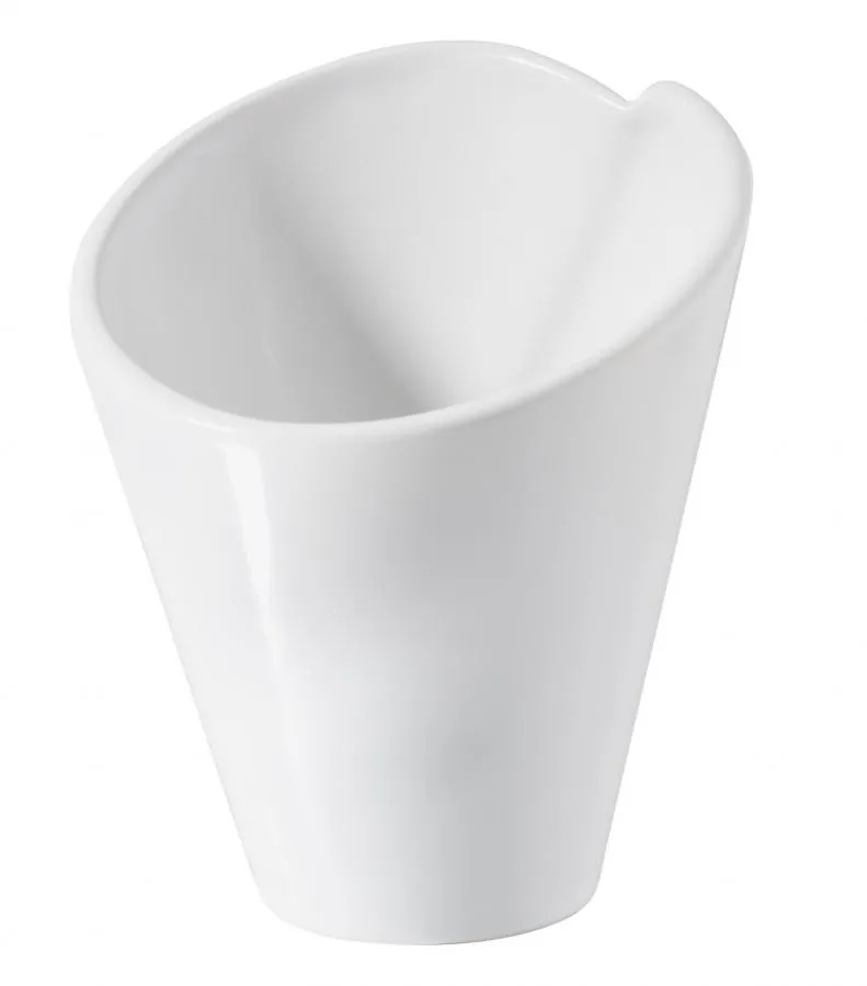 POMMESTÜTE KEGEL MINI 6 cm Weiss