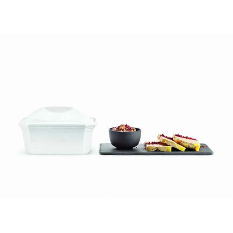 TELLER/ PLATTE/ BURGERTELLER/ STEAKTELLER/ SERVIERPLATTE 30 x 11 cm RECHTECKIG Matt schiefer