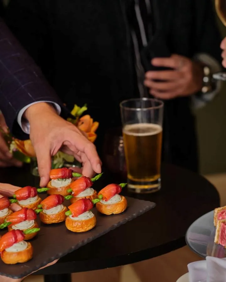 SERVIERPLATTE universal 30 x 16 cm rechteeckig schmal Matt schiefer