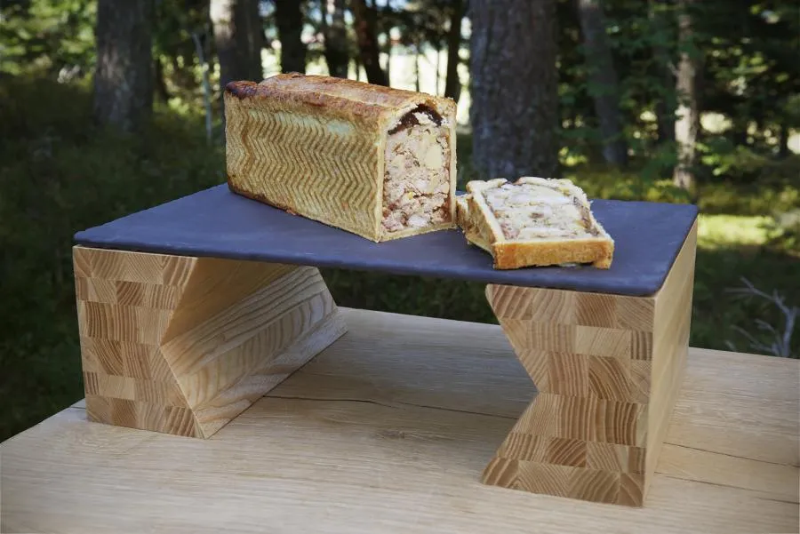 SERVIERPLATTE 30 x 20 cm RECHTECKIG Matt schiefer