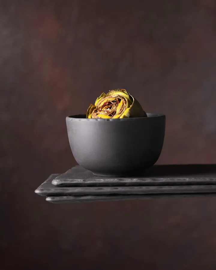 BURGER & STEAKTELLER 20 x 20 cm QUADRATISCH Matt schiefer