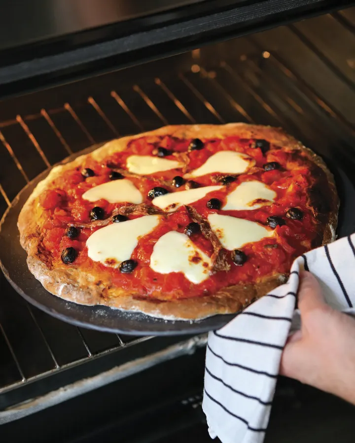 STEAKTELLER RUND 28,5 cm Matt schiefer