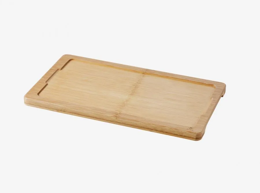 HOLZTABLETT 34 x 19,5 cm FÜR STEAKTELLER 30 x 16 cm Bambus