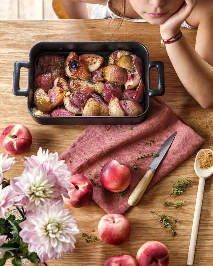 AUFLAUFFORM 45 cl RECHTECKIG Gusseisenoptik 